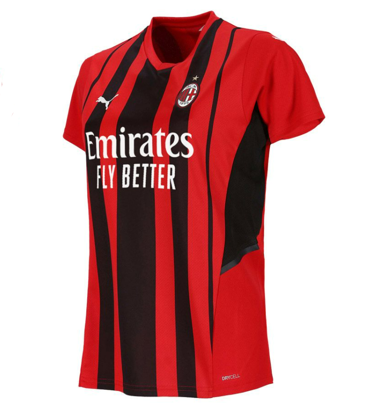 2021/22 AC Milan Women Home Kit Soccer Jersey